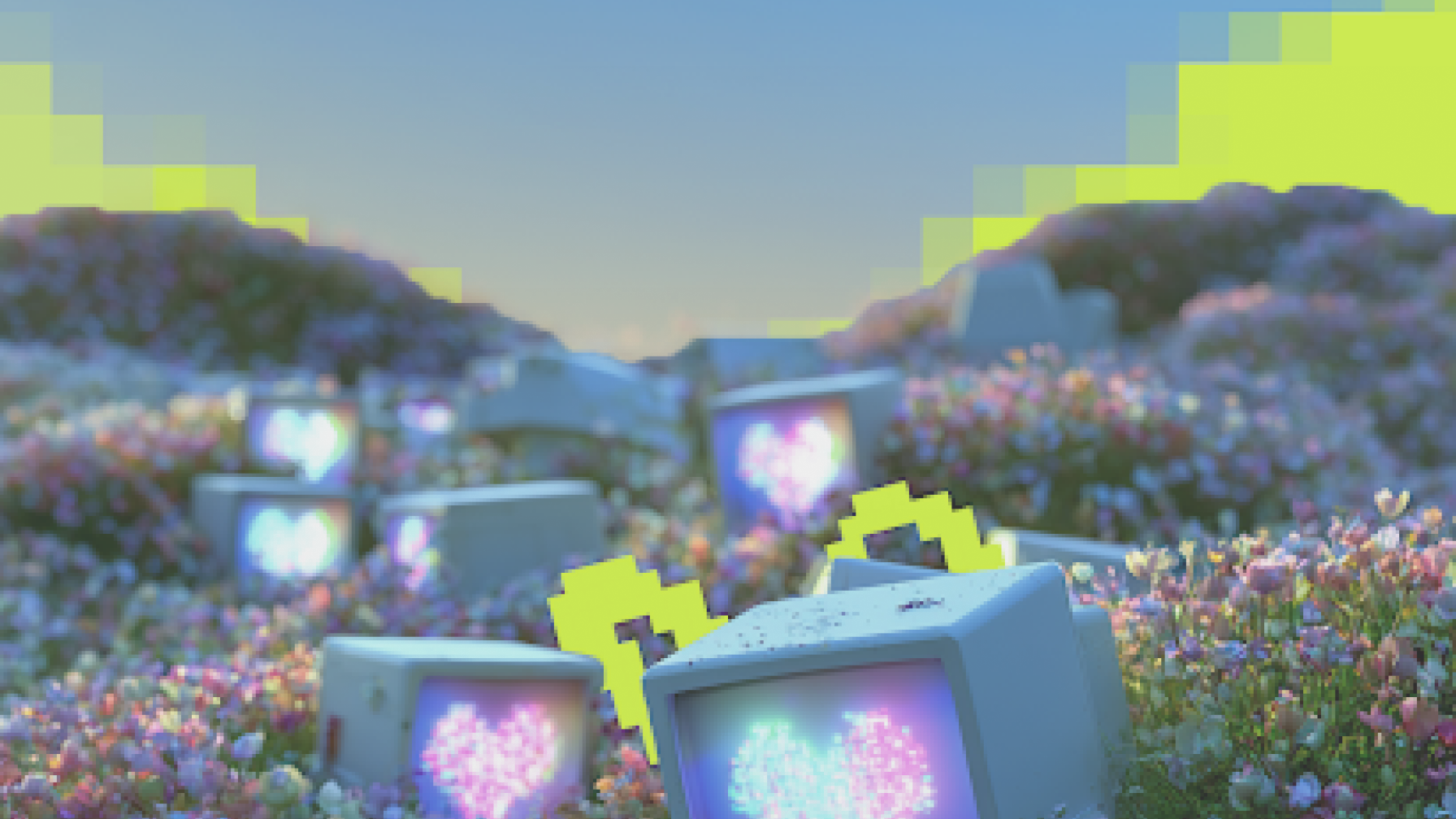 Retro CRT pixel art